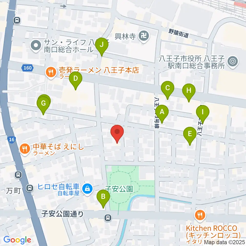 Ai Music Academy周辺の駐車場・コインパーキング一覧地図