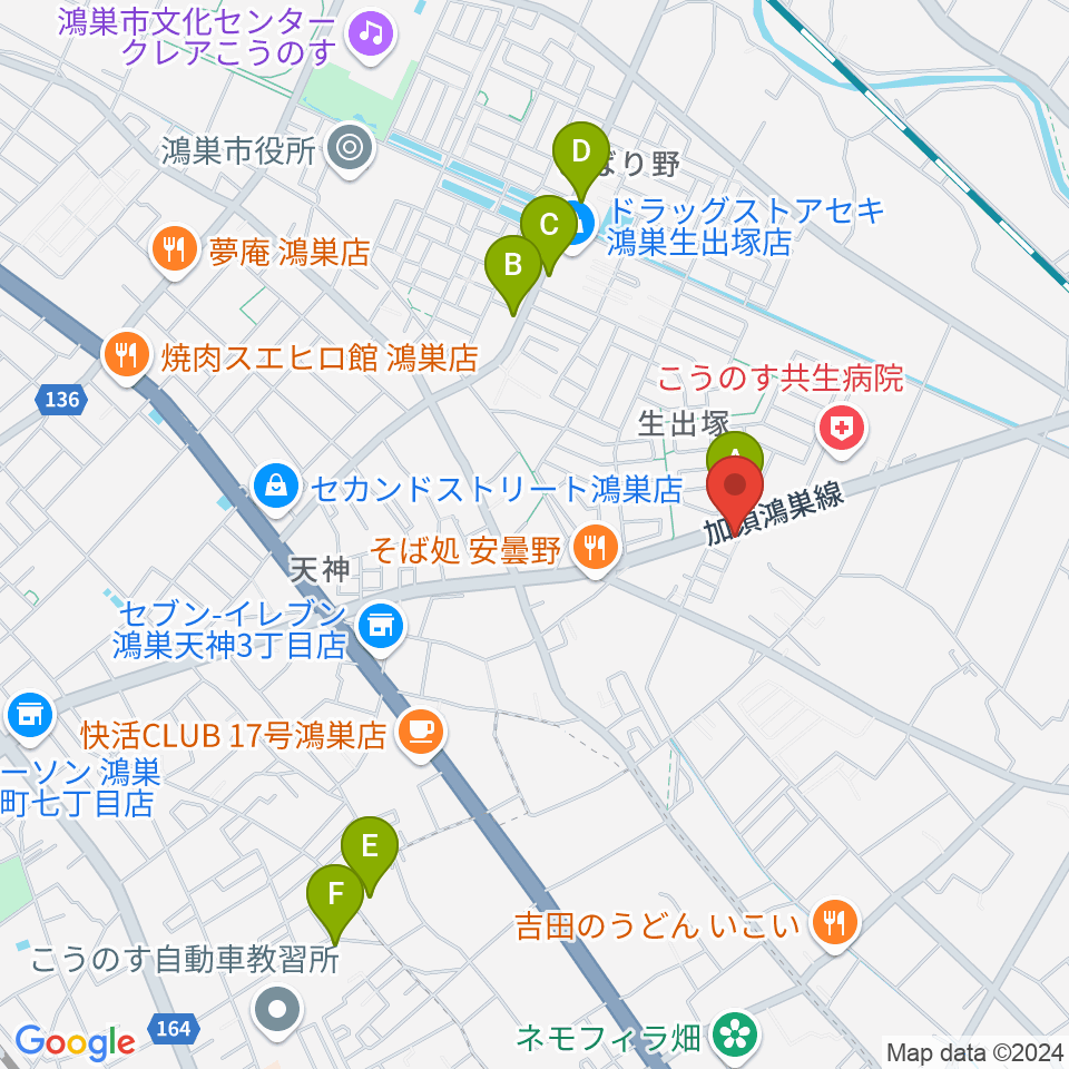 サウンドステア周辺の駐車場・コインパーキング一覧地図