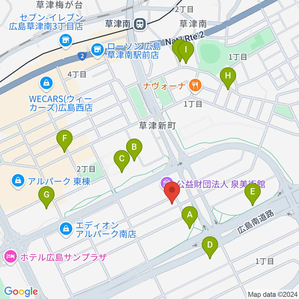 MUSIC STUDIO HIVE周辺の駐車場・コインパーキング一覧地図