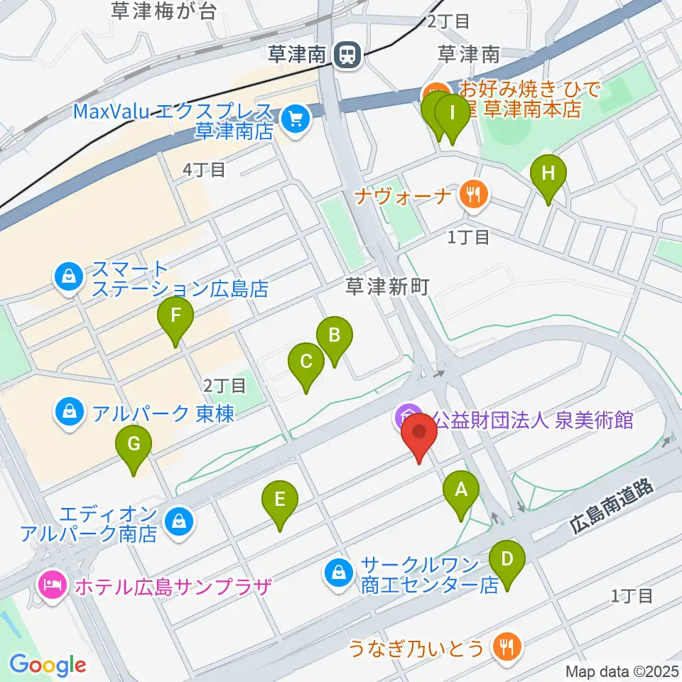 MUSIC STUDIO HIVE周辺の駐車場・コインパーキング一覧地図