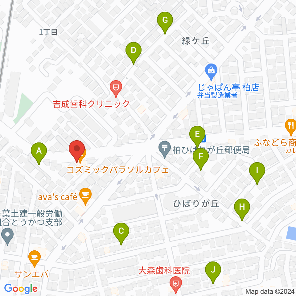 柏デスカマッジ周辺の駐車場・コインパーキング一覧地図