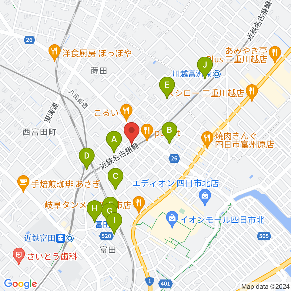 ホーリーハウス周辺の駐車場・コインパーキング一覧地図