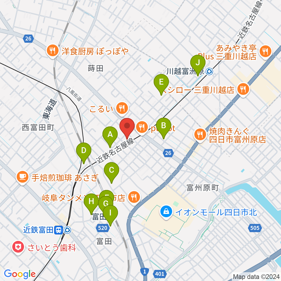 ホーリーハウス周辺の駐車場・コインパーキング一覧地図