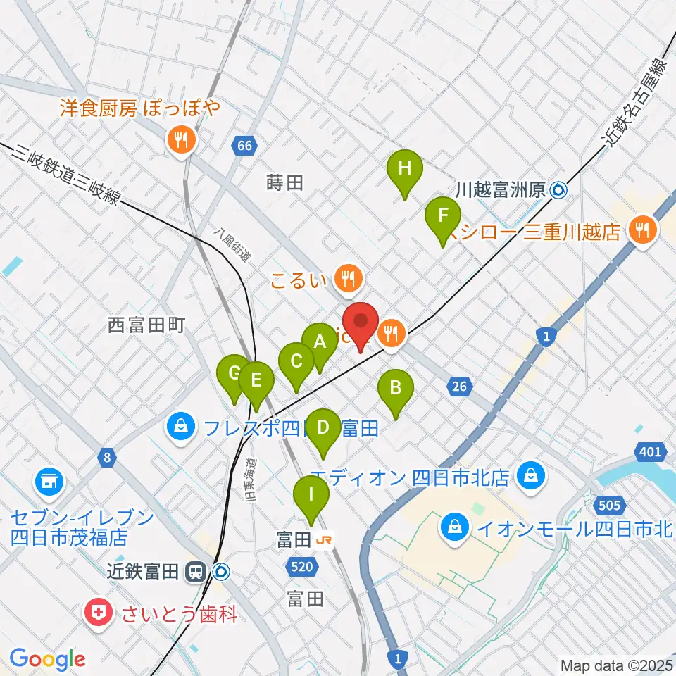 ホーリーハウス周辺の駐車場・コインパーキング一覧地図