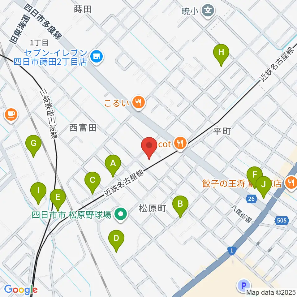 ホーリーハウス周辺の駐車場・コインパーキング一覧地図