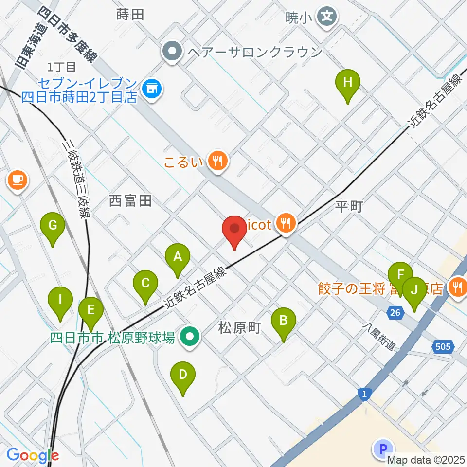 ホーリーハウス周辺の駐車場・コインパーキング一覧地図