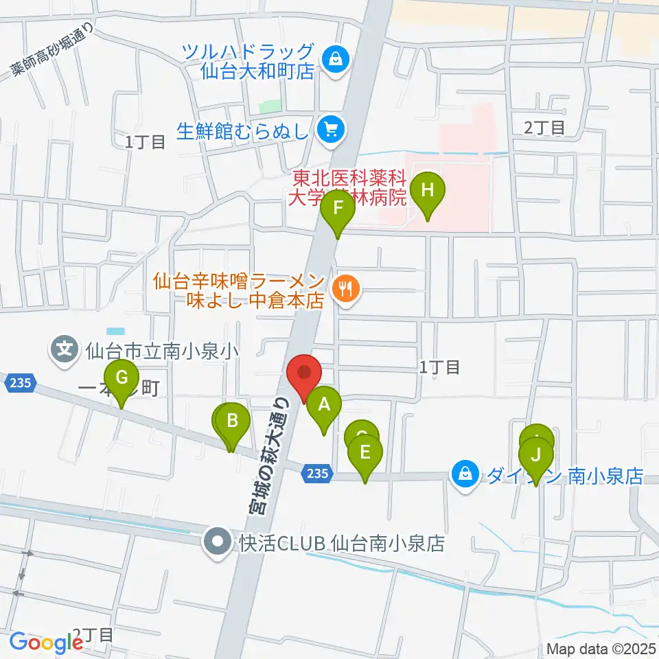 Repair Garage周辺の駐車場・コインパーキング一覧地図