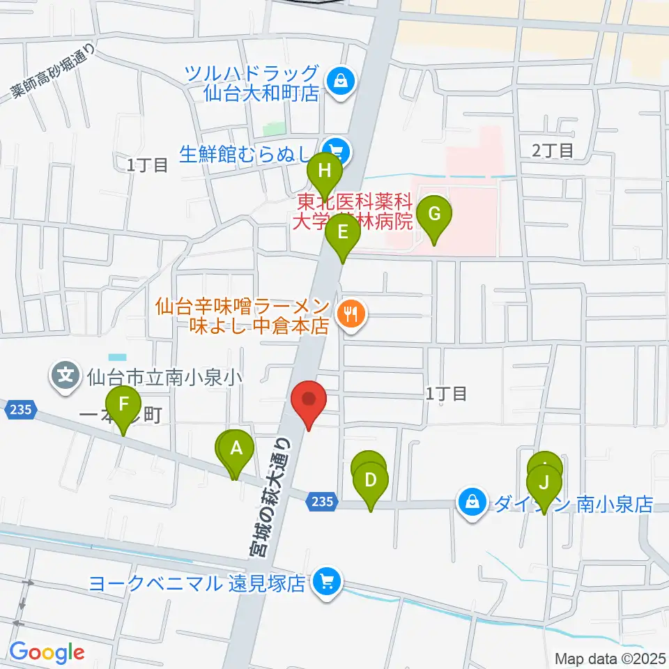 Repair Garage周辺の駐車場・コインパーキング一覧地図