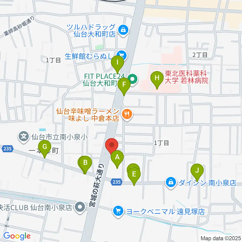 Repair Garage周辺の駐車場・コインパーキング一覧地図