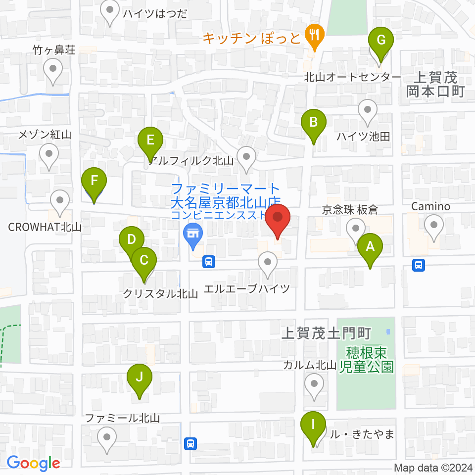 ビーセブン周辺の駐車場・コインパーキング一覧地図