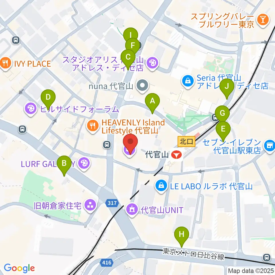 晴れたら空に豆まいて周辺の駐車場・コインパーキング一覧地図