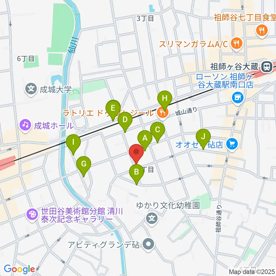 スタジオ トーンマイスター周辺の駐車場・コインパーキング一覧地図