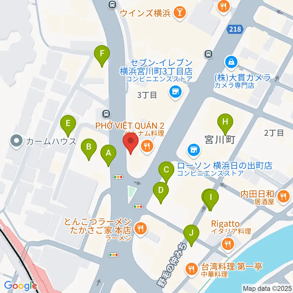 THE CLUB SENSATION周辺の駐車場・コインパーキング一覧地図