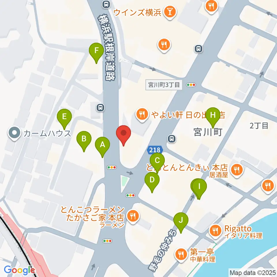 THE CLUB SENSATION周辺の駐車場・コインパーキング一覧地図