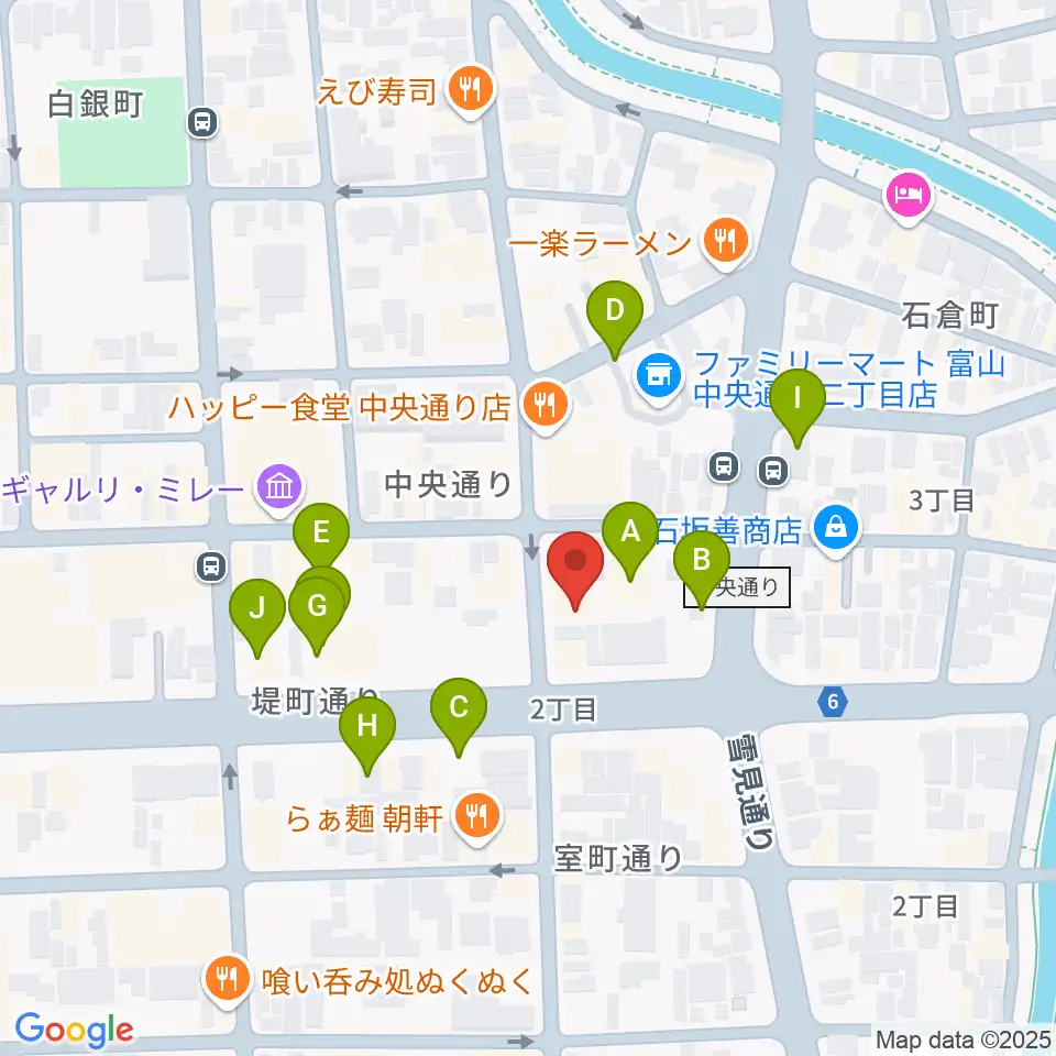 中教院Artist's周辺の駐車場・コインパーキング一覧地図