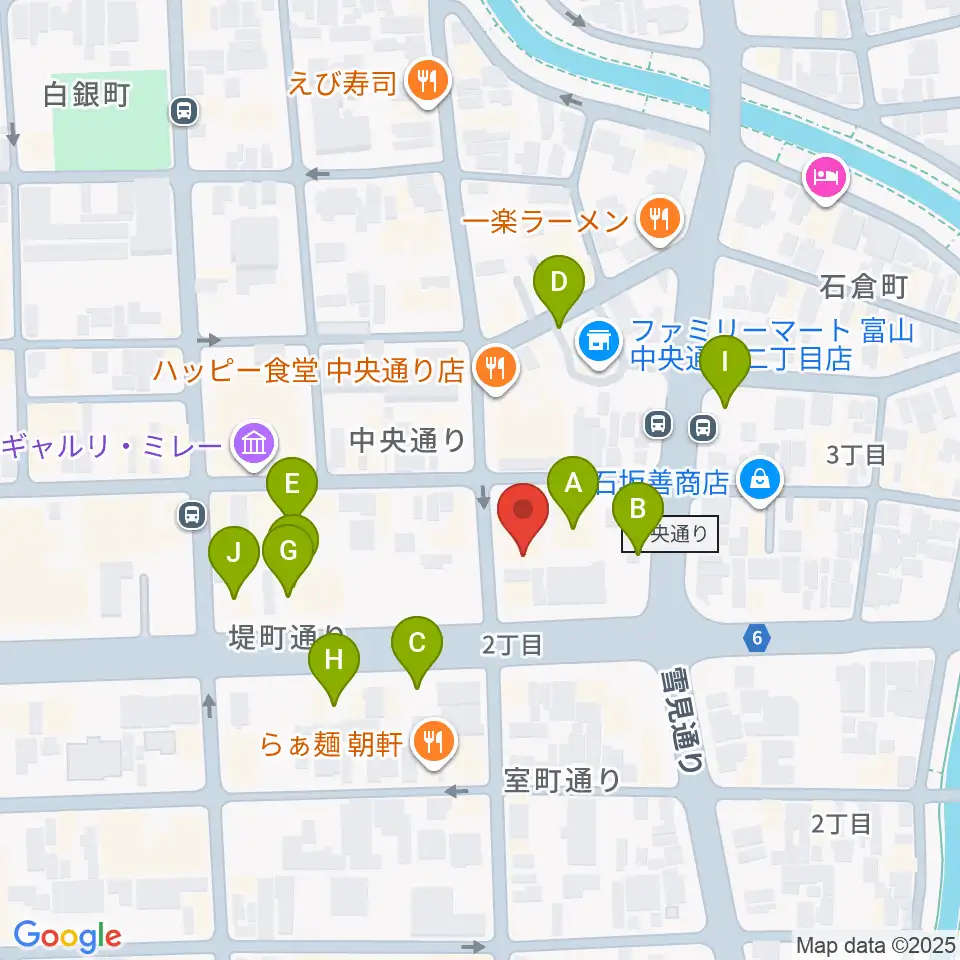 中教院Artist's周辺の駐車場・コインパーキング一覧地図