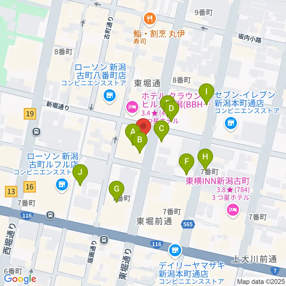 ジョイアミーア周辺の駐車場・コインパーキング一覧地図