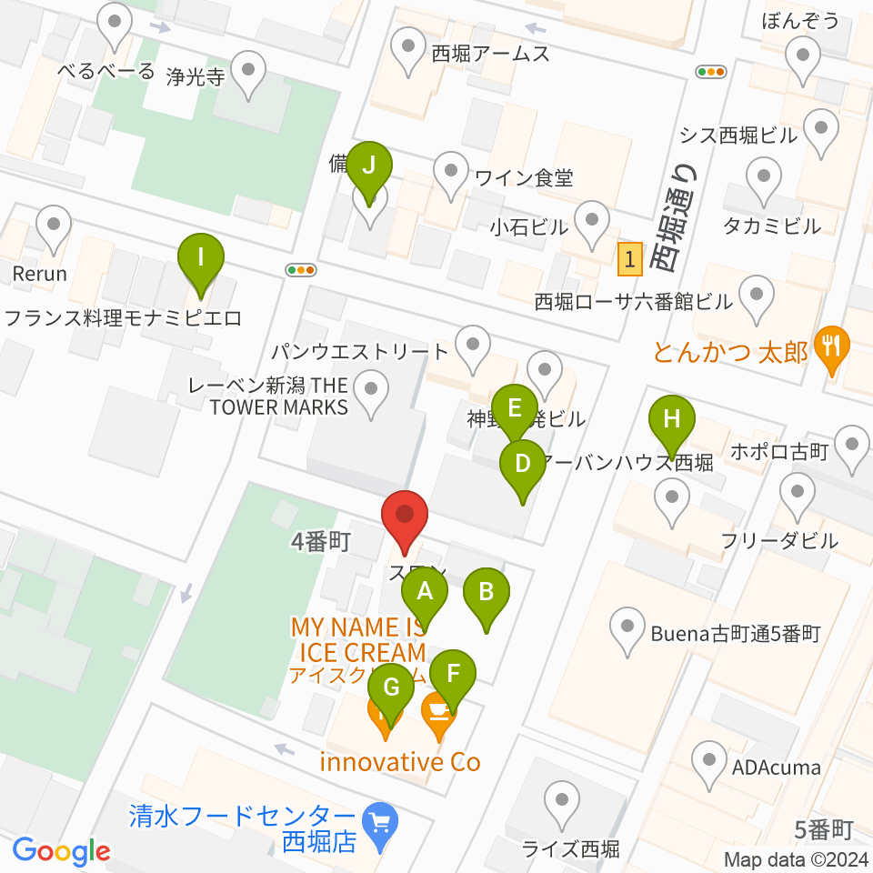 ジャズ喫茶スワン周辺の駐車場・コインパーキング一覧地図
