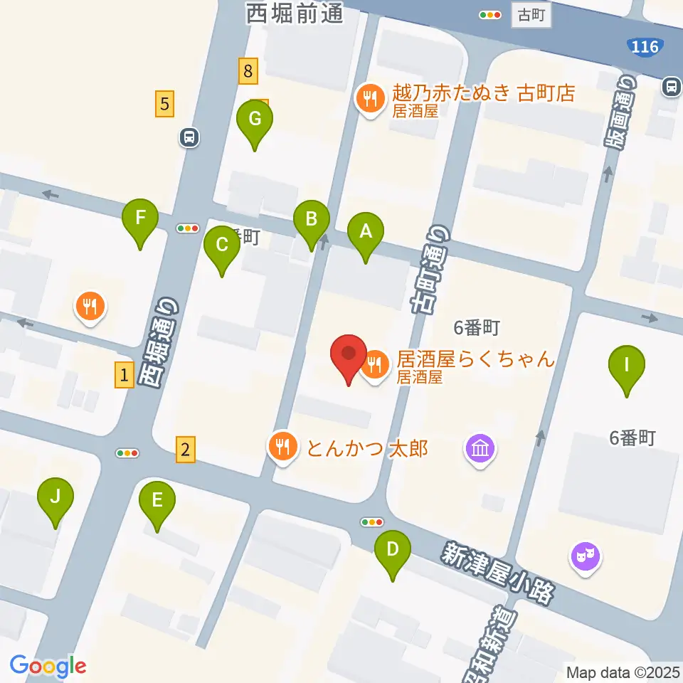 新潟WOODY周辺の駐車場・コインパーキング一覧地図