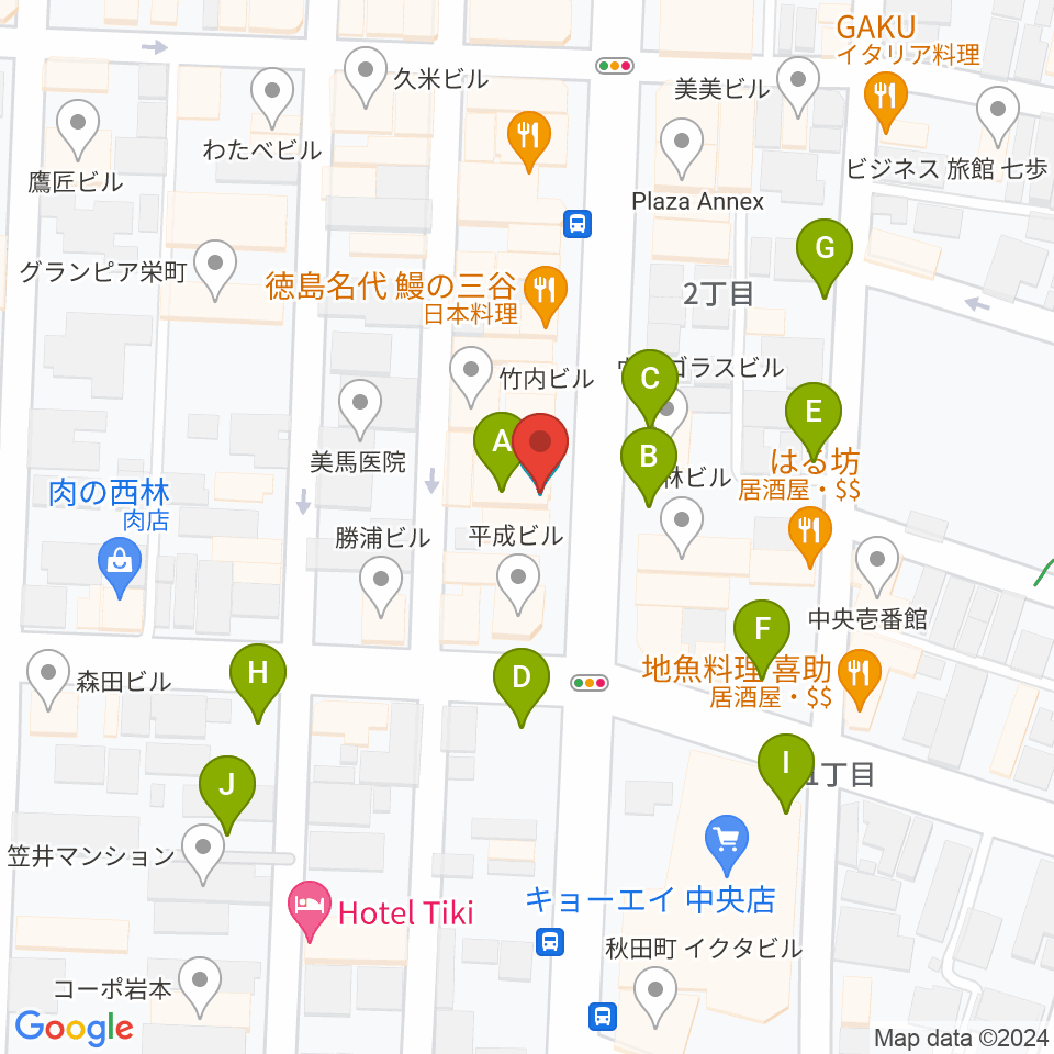 club GRINDHOUSE周辺の駐車場・コインパーキング一覧地図
