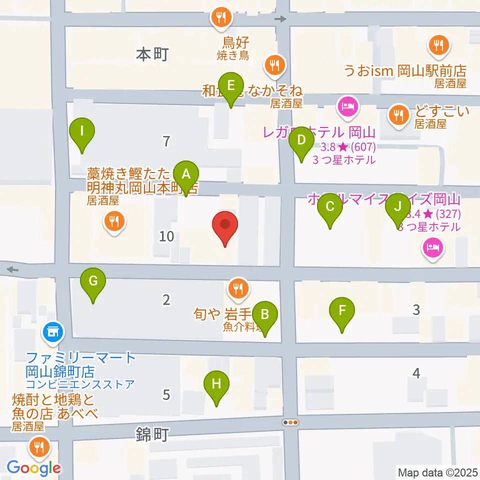 クレイジーママ セカンドルーム周辺の駐車場・コインパーキング一覧地図