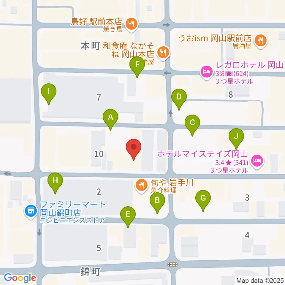 クレイジーママ セカンドルーム周辺の駐車場・コインパーキング一覧地図