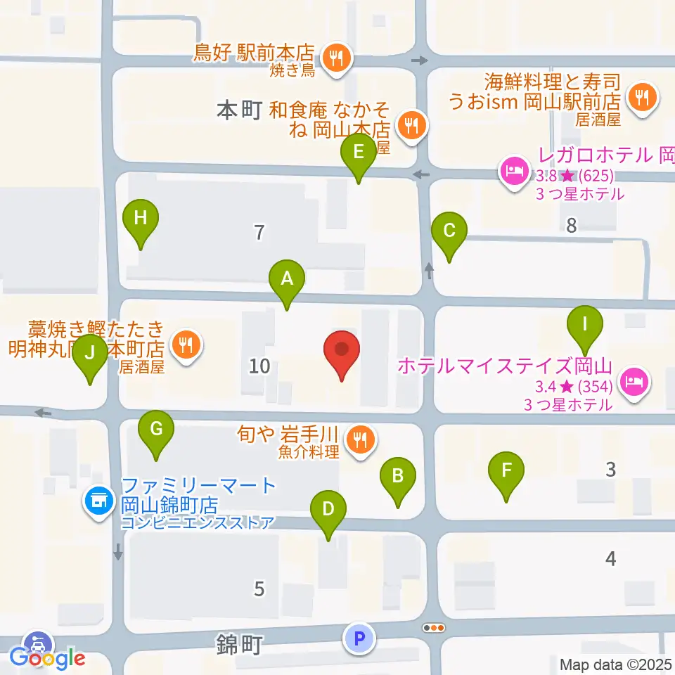 クレイジーママ セカンドルーム周辺の駐車場・コインパーキング一覧地図