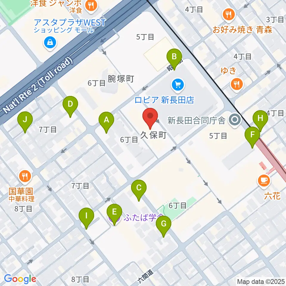 STUDIO UMI周辺の駐車場・コインパーキング一覧地図