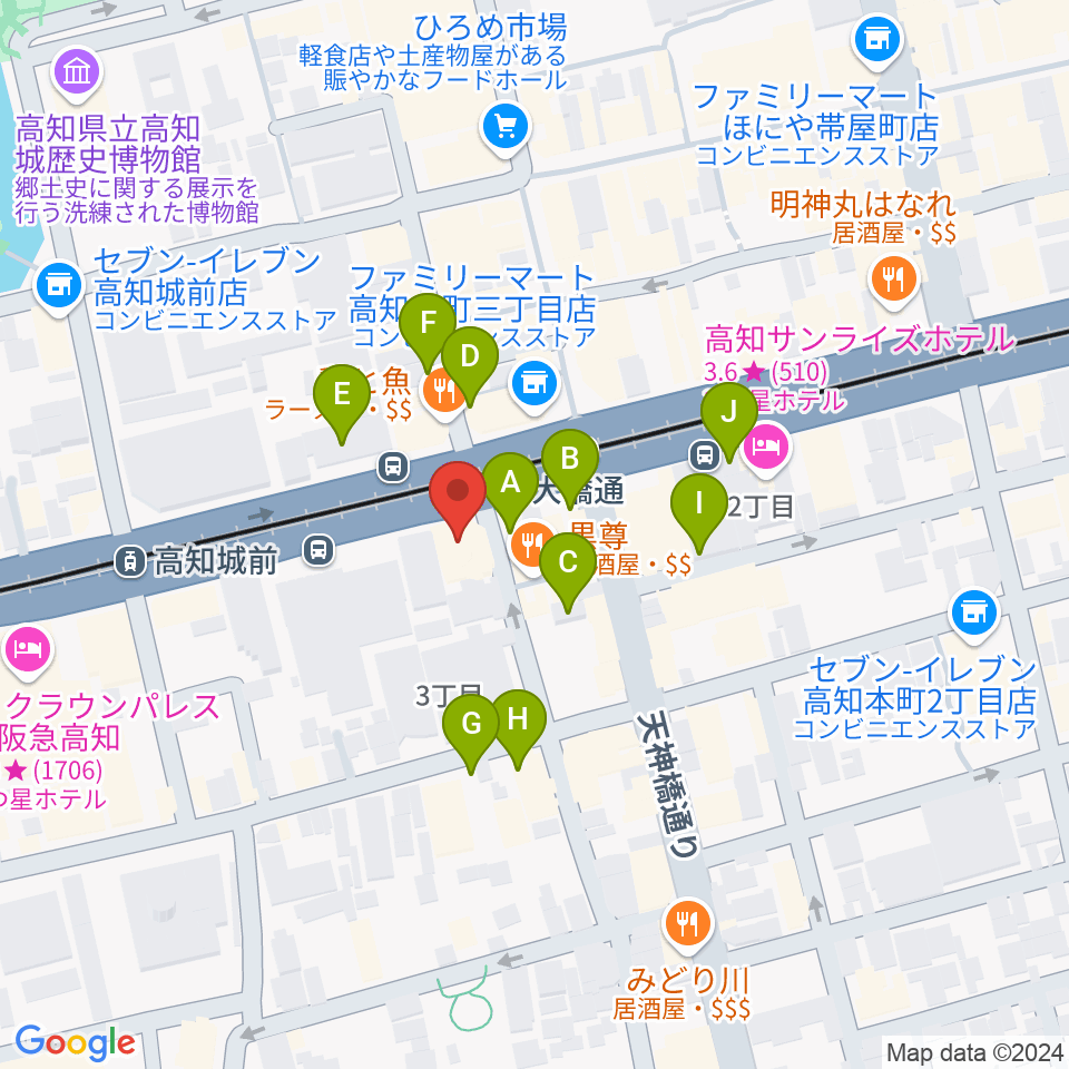 ラ・ヴィータホール周辺の駐車場・コインパーキング一覧地図