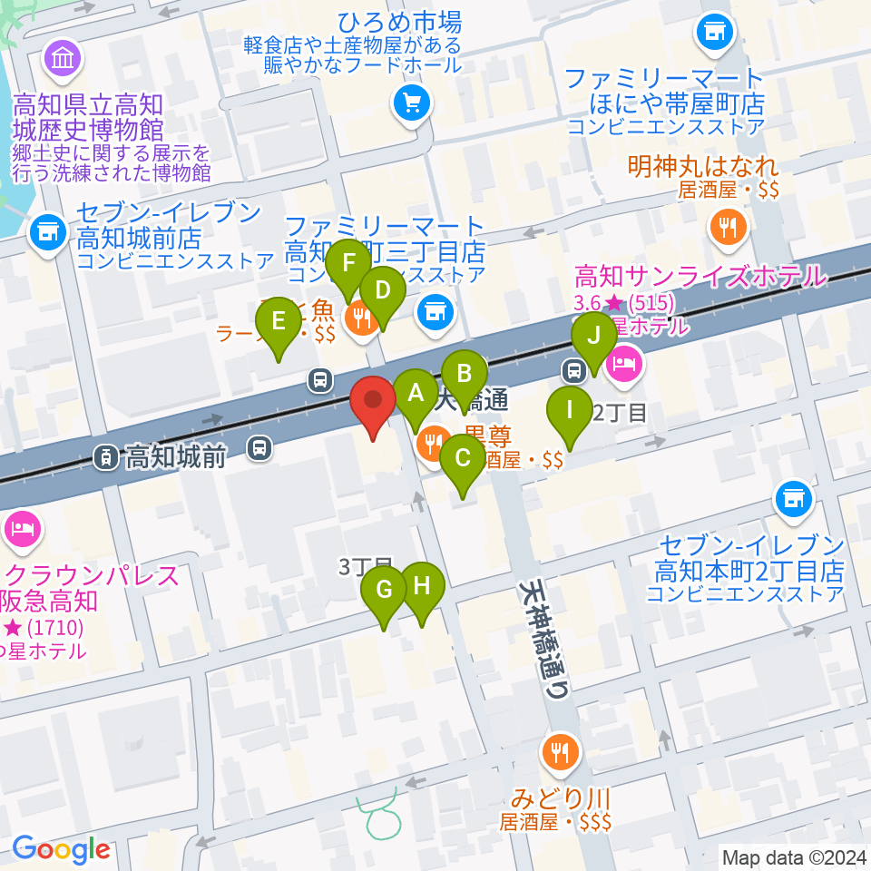 ラ・ヴィータホール周辺の駐車場・コインパーキング一覧地図