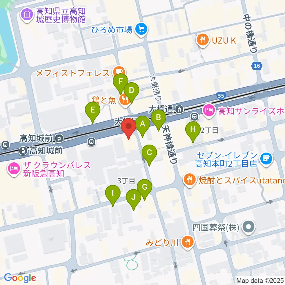 ラ・ヴィータホール周辺の駐車場・コインパーキング一覧地図