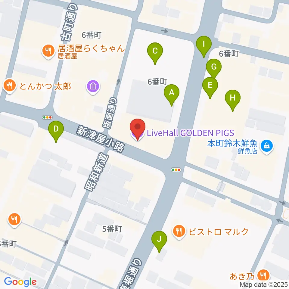 新潟GOLDEN PIGS周辺の駐車場・コインパーキング一覧地図