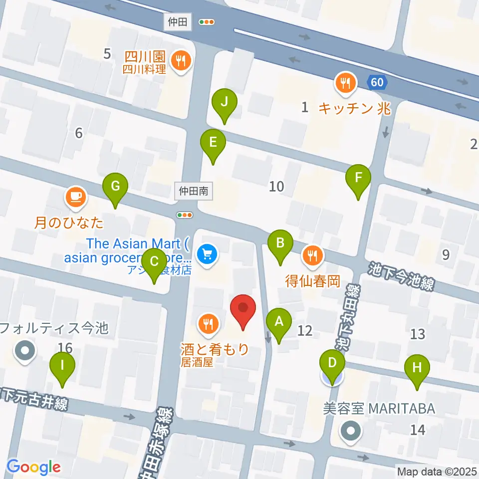 Art&MusicSpace 源周辺の駐車場・コインパーキング一覧地図