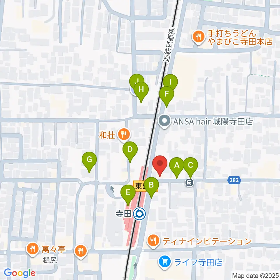 スタジオフレイバー周辺の駐車場・コインパーキング一覧地図
