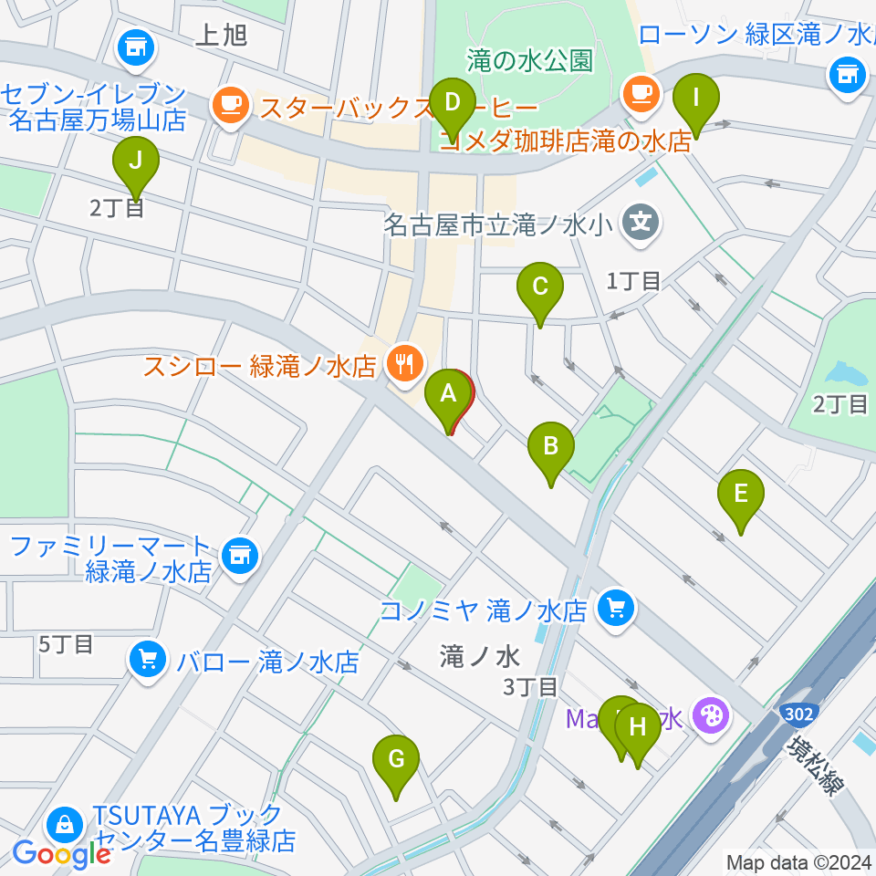 アランプーサン周辺の駐車場・コインパーキング一覧地図