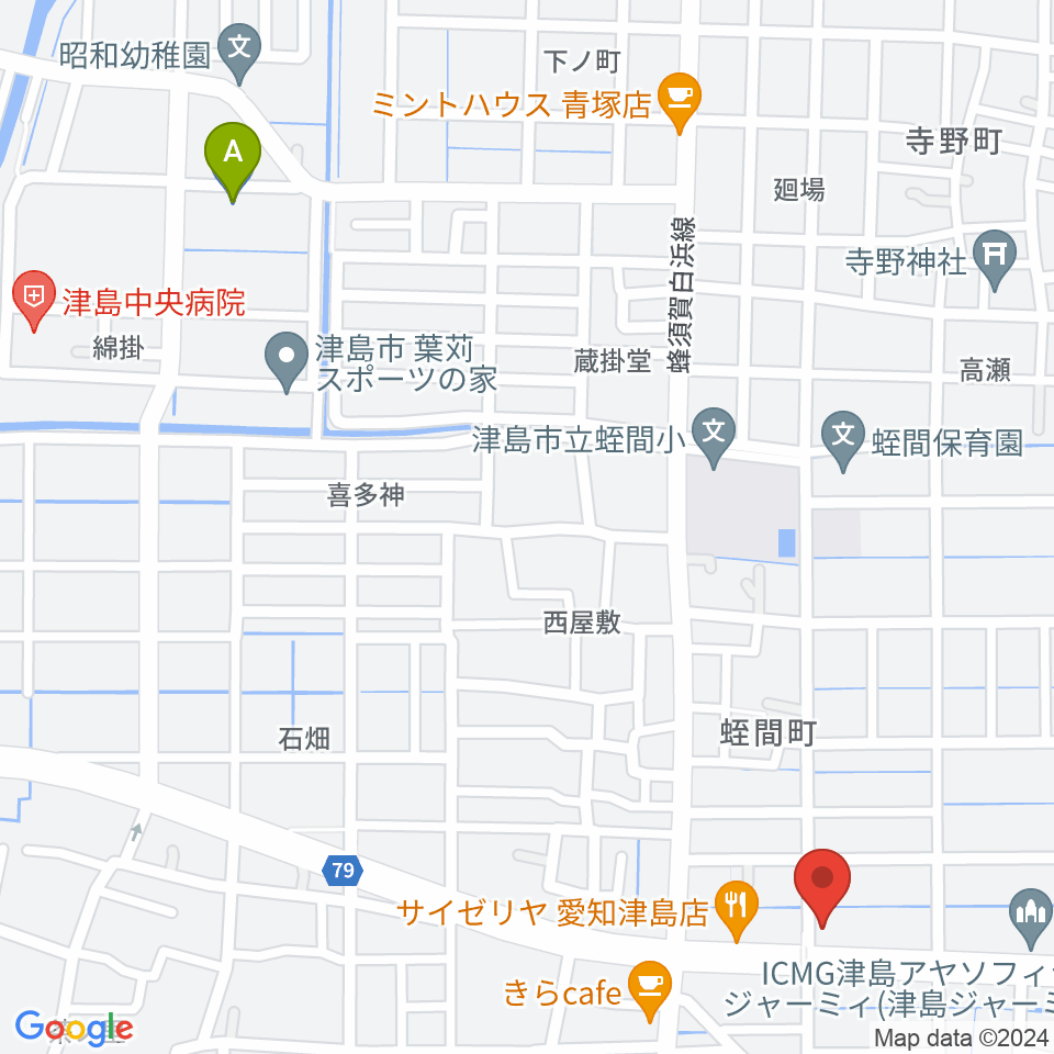 JAZZくれよん周辺の駐車場・コインパーキング一覧地図