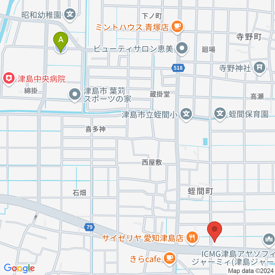 JAZZくれよん周辺の駐車場・コインパーキング一覧地図