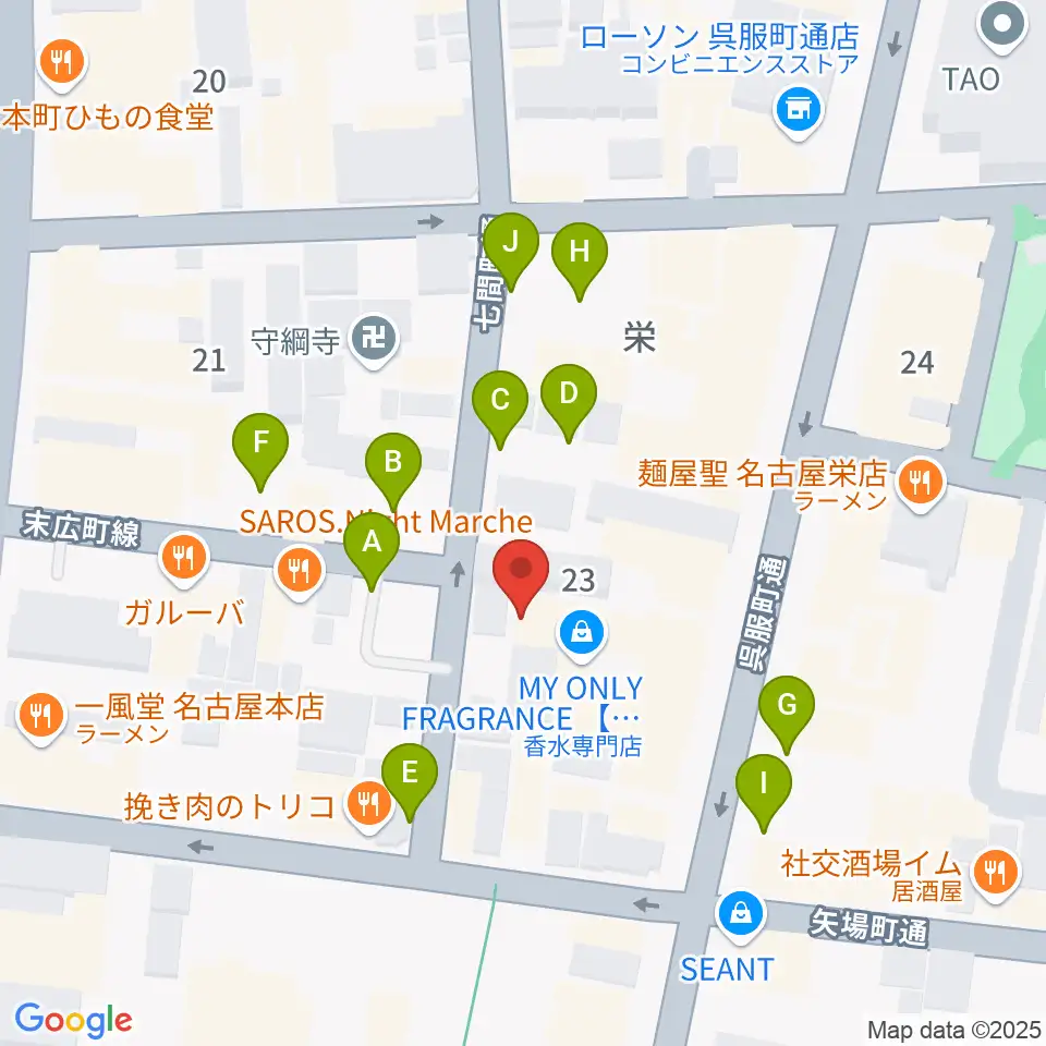 名古屋HOLIDAY NEXT周辺の駐車場・コインパーキング一覧地図