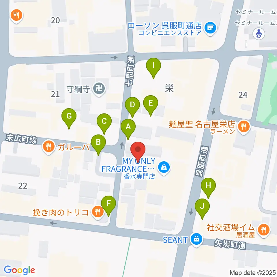 名古屋HOLIDAY NEXT周辺の駐車場・コインパーキング一覧地図