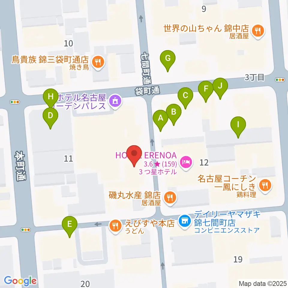 SoundBar JAP周辺の駐車場・コインパーキング一覧地図