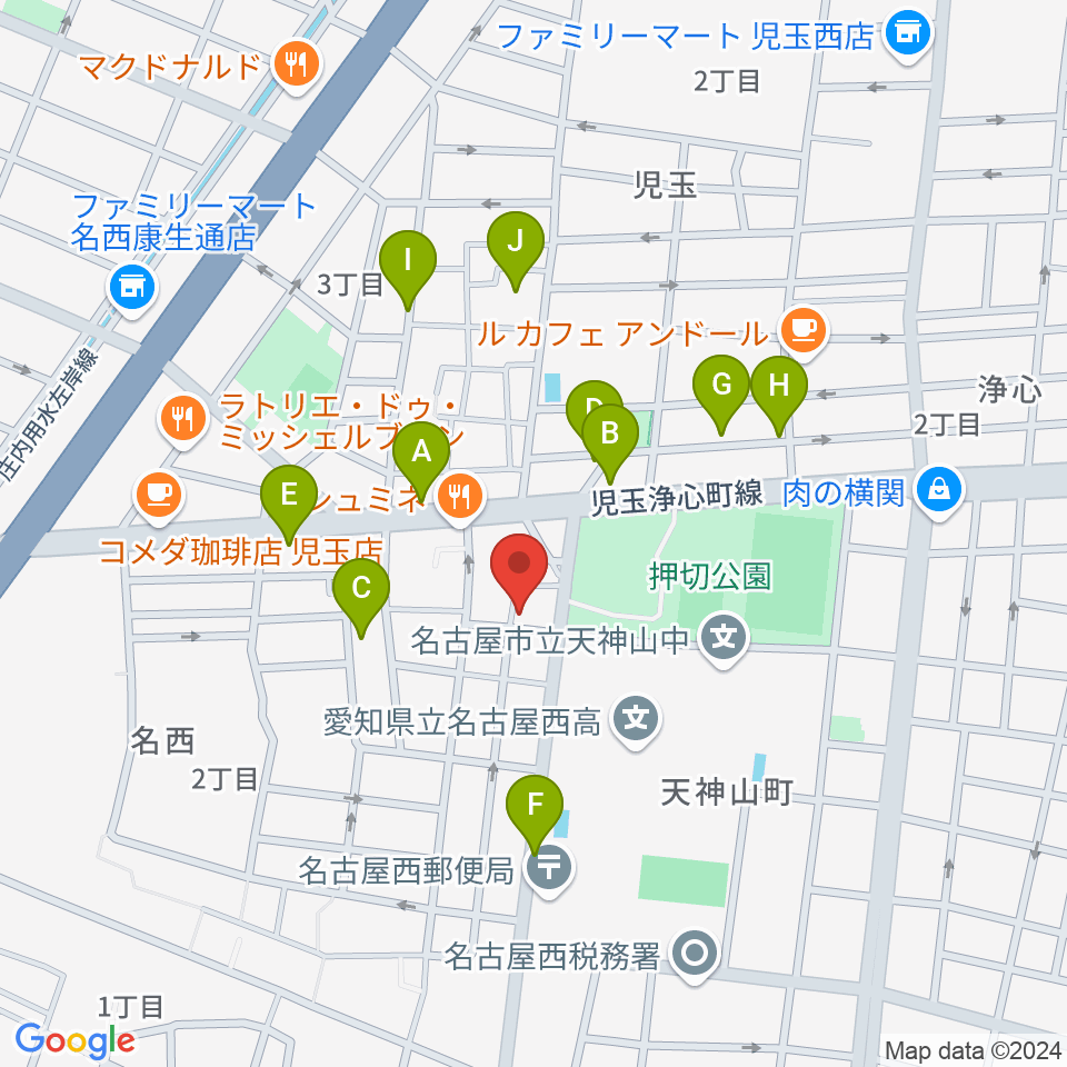 スタジオ・リリタ周辺の駐車場・コインパーキング一覧地図