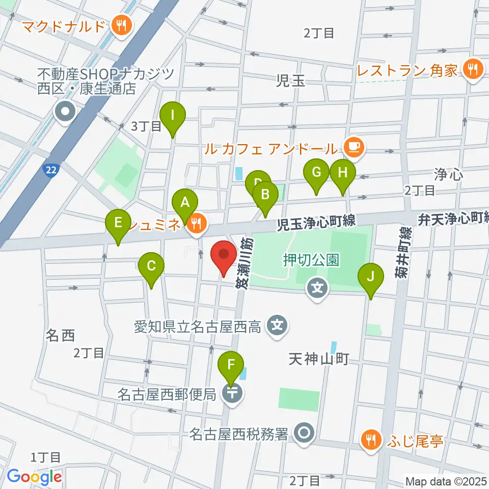スタジオ・リリタ周辺の駐車場・コインパーキング一覧地図