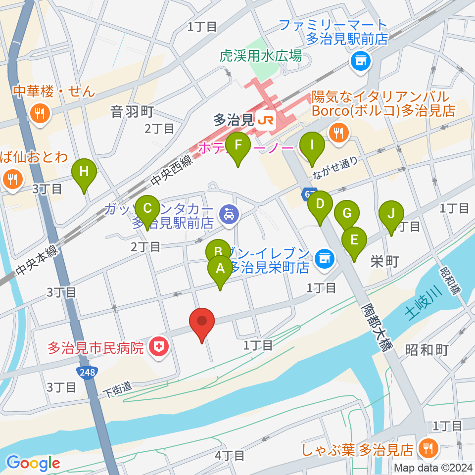 アートスペース ホリエ周辺の駐車場・コインパーキング一覧地図