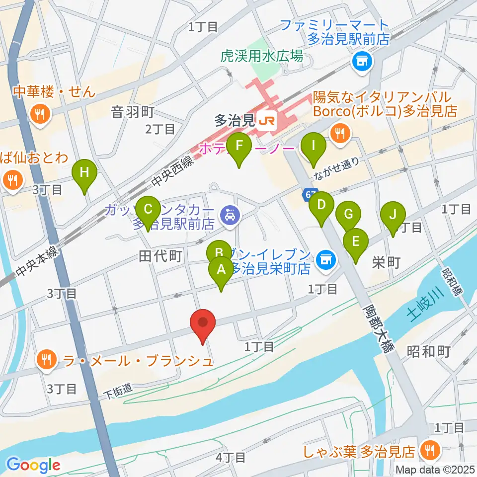 アートスペース ホリエ周辺の駐車場・コインパーキング一覧地図