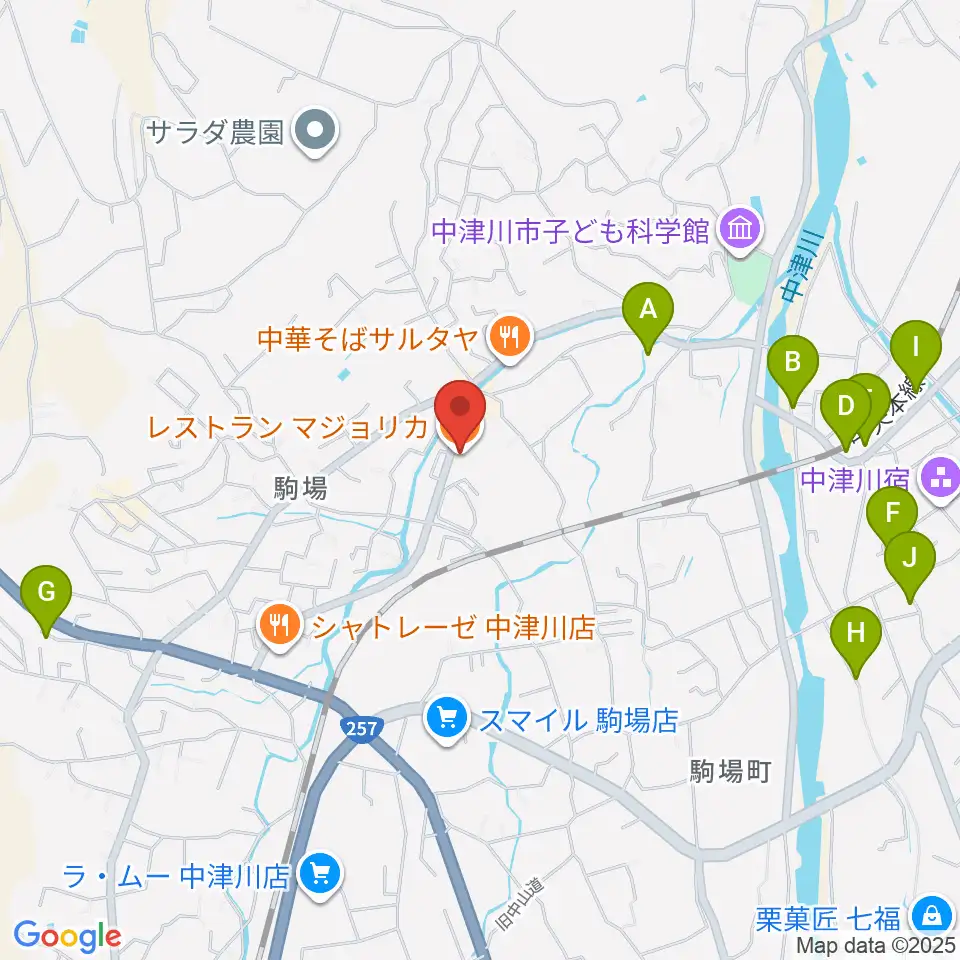 マジョリカ・バンブー周辺の駐車場・コインパーキング一覧地図