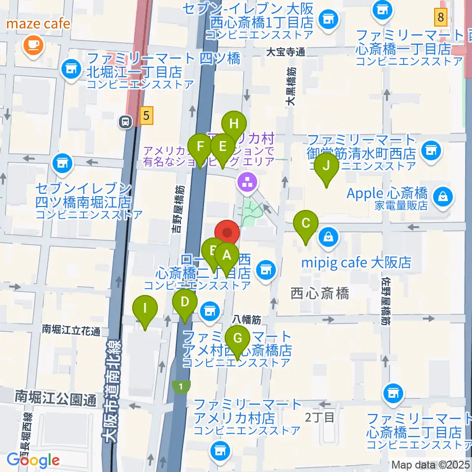 FANJ twice周辺の駐車場・コインパーキング一覧地図