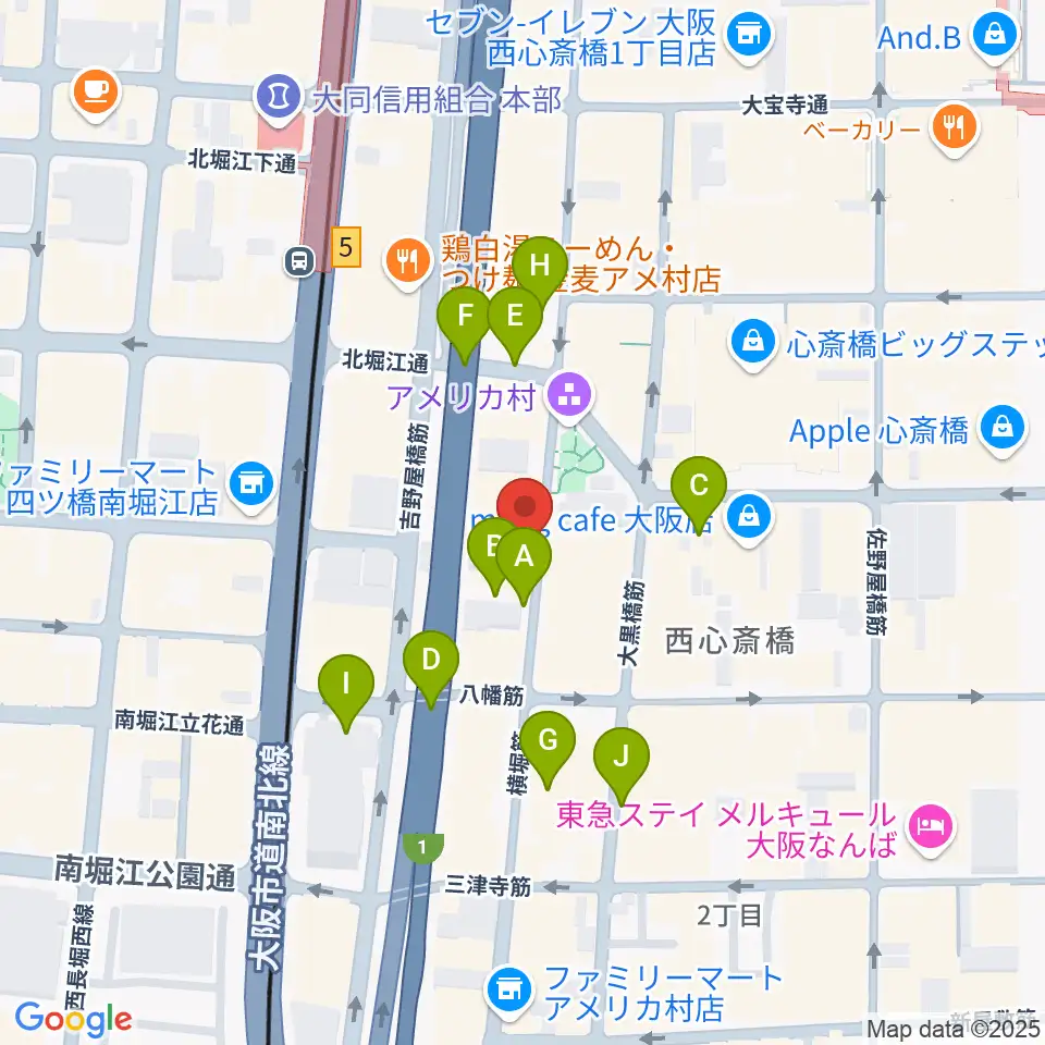 FANJ twice周辺の駐車場・コインパーキング一覧地図