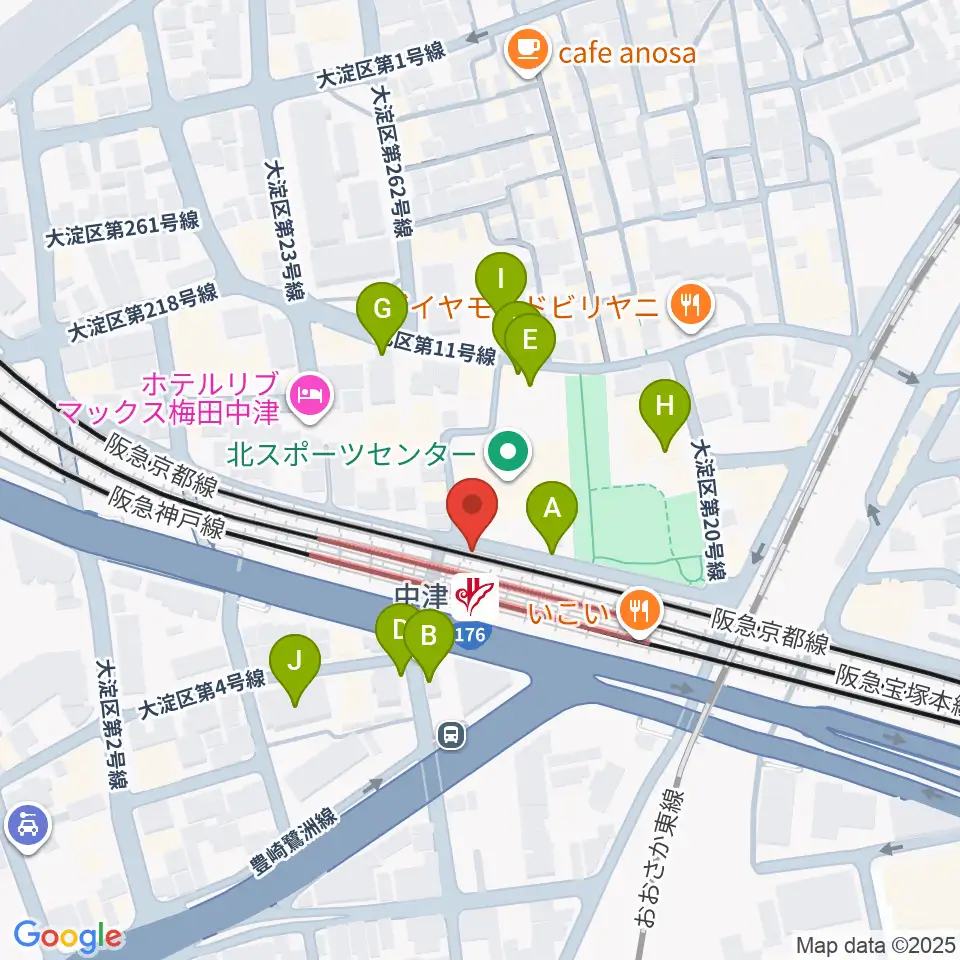 中津Vi-code周辺の駐車場・コインパーキング一覧地図