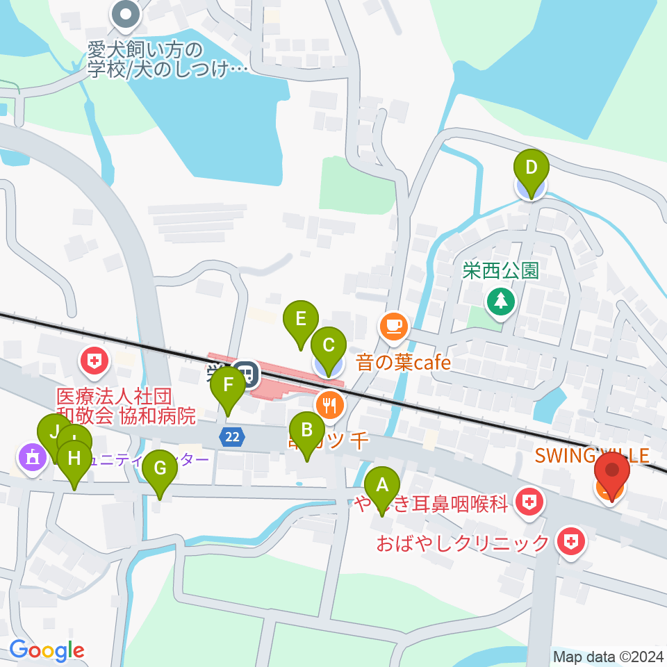 神戸スイングヴィル周辺の駐車場・コインパーキング一覧地図