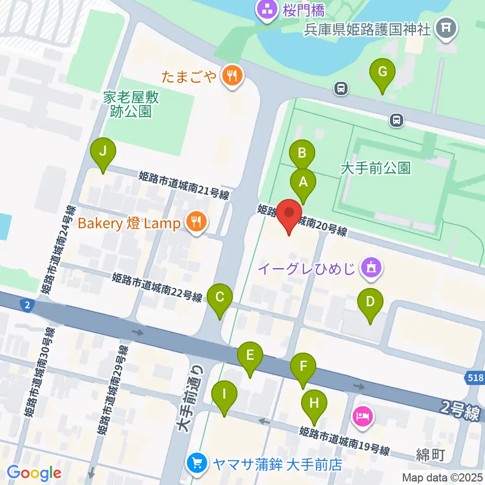 姫路ベータ周辺の駐車場・コインパーキング一覧地図